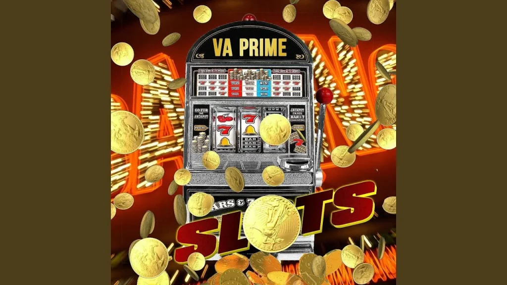 Abstract crypto casino chips and blockchain nodes